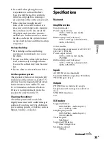 Preview for 33 page of Sony MHC-EC68USB Operating Instructions Manual