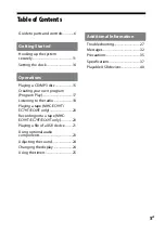 Preview for 5 page of Sony MHC-EC69 Operating Instructions Manual