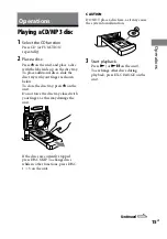 Preview for 15 page of Sony MHC-EC69 Operating Instructions Manual