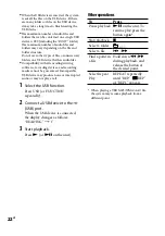 Preview for 22 page of Sony MHC-EC69 Operating Instructions Manual