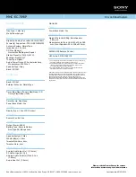 Preview for 2 page of Sony MHC-EC709iP Marketing Specifications