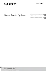 Preview for 1 page of Sony MHC-EC719iP Operating Instructions Manual