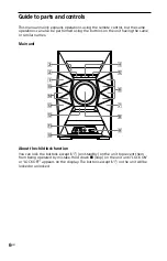 Предварительный просмотр 6 страницы Sony MHC-ECL6D Operating Instructions Manual