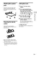 Предварительный просмотр 11 страницы Sony MHC-ECL6D Operating Instructions Manual