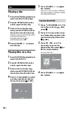 Предварительный просмотр 14 страницы Sony MHC-ECL6D Operating Instructions Manual