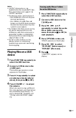 Preview for 19 page of Sony MHC-ECL6D Operating Instructions Manual