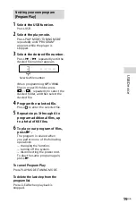 Предварительный просмотр 19 страницы Sony MHC-ECL77BT Operating Instructions Manual