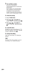 Preview for 28 page of Sony MHC-ECL77BT Operating Instructions Manual