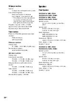 Preview for 30 page of Sony MHC-EX600 Operating Instructions Manual