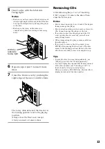 Preview for 13 page of Sony MHC-F150 - Mini Hi Fi System Operating Instructions Manual