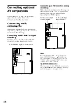 Preview for 14 page of Sony MHC-F150 - Mini Hi Fi System Operating Instructions Manual