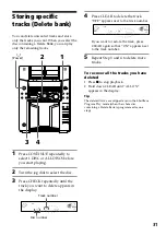 Preview for 31 page of Sony MHC-F150 - Mini Hi Fi System Operating Instructions Manual