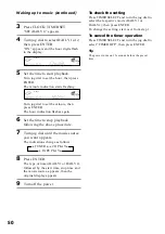 Preview for 50 page of Sony MHC-F150 - Mini Hi Fi System Operating Instructions Manual