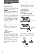 Preview for 52 page of Sony MHC-F150 - Mini Hi Fi System Operating Instructions Manual