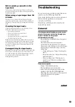 Предварительный просмотр 53 страницы Sony MHC-F150 - Mini Hi Fi System Operating Instructions Manual