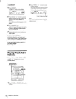 Preview for 10 page of Sony MHC-G100 Operating Instructions Manual