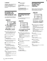 Preview for 12 page of Sony MHC-G100 Operating Instructions Manual