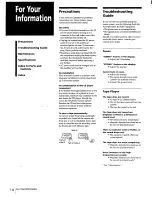 Preview for 14 page of Sony MHC-G100 Operating Instructions Manual