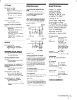 Предварительный просмотр 15 страницы Sony MHC-G100 Operating Instructions Manual