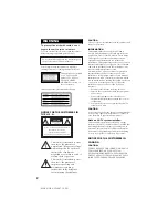 Preview for 2 page of Sony MHC-G101 Primary Operating Instructions Manual