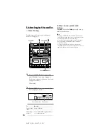 Preview for 10 page of Sony MHC-G101 Primary Operating Instructions Manual