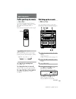 Preview for 19 page of Sony MHC-G101 Primary Operating Instructions Manual