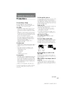 Предварительный просмотр 21 страницы Sony MHC-G101 Primary Operating Instructions Manual