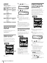 Предварительный просмотр 20 страницы Sony MHC-G330 Operating Instructions Manual