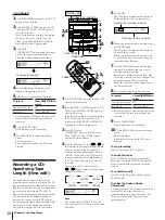 Предварительный просмотр 16 страницы Sony MHC-g880 Operating Instructions Manual