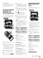 Preview for 17 page of Sony MHC-g880 Operating Instructions Manual