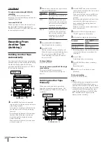 Предварительный просмотр 18 страницы Sony MHC-g880 Operating Instructions Manual