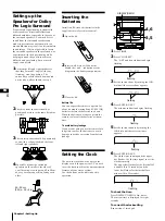 Предварительный просмотр 6 страницы Sony MHC-G99AV Operating Instructions Manual