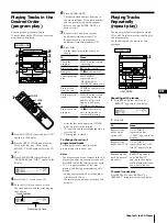 Предварительный просмотр 9 страницы Sony MHC-G99AV Operating Instructions Manual