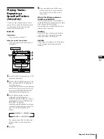 Preview for 11 page of Sony MHC-G99AV Operating Instructions Manual