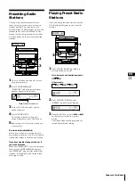 Предварительный просмотр 13 страницы Sony MHC-G99AV Operating Instructions Manual