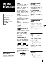 Preview for 29 page of Sony MHC-G99AV Operating Instructions Manual