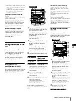 Preview for 47 page of Sony MHC-G99AV Operating Instructions Manual