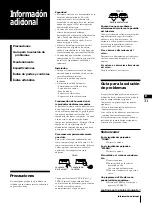 Preview for 97 page of Sony MHC-G99AV Operating Instructions Manual