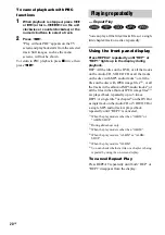 Preview for 20 page of Sony MHC-GN100D Operating Instructions Manual