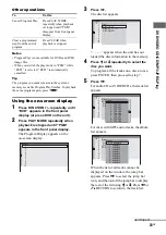 Предварительный просмотр 23 страницы Sony MHC-GN100D Operating Instructions Manual