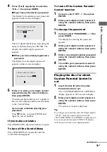 Preview for 35 page of Sony MHC-GN100D Operating Instructions Manual