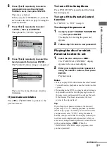 Предварительный просмотр 37 страницы Sony MHC-GN100D Operating Instructions Manual