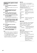 Preview for 40 page of Sony MHC-GN100D Operating Instructions Manual