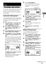 Предварительный просмотр 43 страницы Sony MHC-GN100D Operating Instructions Manual