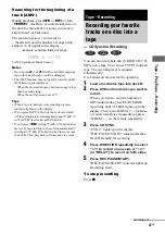 Preview for 47 page of Sony MHC-GN100D Operating Instructions Manual