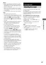 Preview for 49 page of Sony MHC-GN100D Operating Instructions Manual