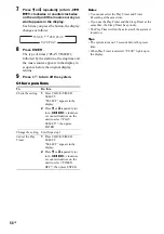 Preview for 58 page of Sony MHC-GN100D Operating Instructions Manual