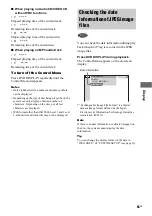 Preview for 65 page of Sony MHC-GN100D Operating Instructions Manual