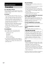 Preview for 78 page of Sony MHC-GN100D Operating Instructions Manual