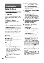 Preview for 64 page of Sony MHC-GN1100D Operating Instructions Manual